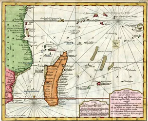 Map Engraved by Bellin After Earlier Voyages